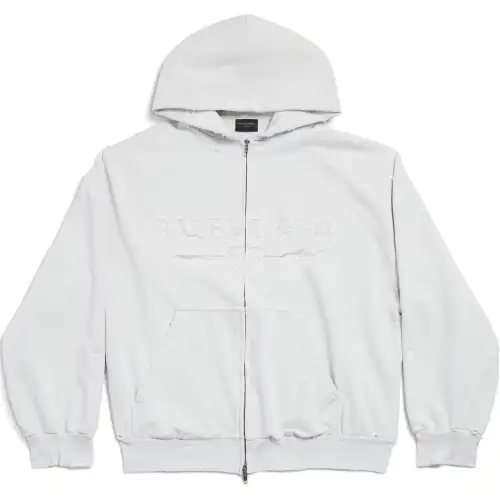 Balenciaga SS25 Sweatshirt Regular Fit Women's White