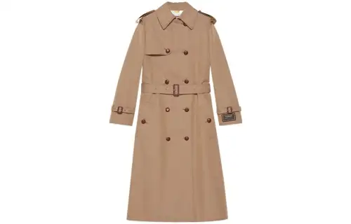 GUCCI FW2 Trench Coat Women's Umber
