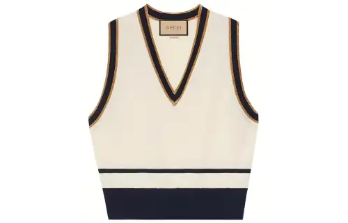 GUCCI SS23 Vest Women's Ivory White