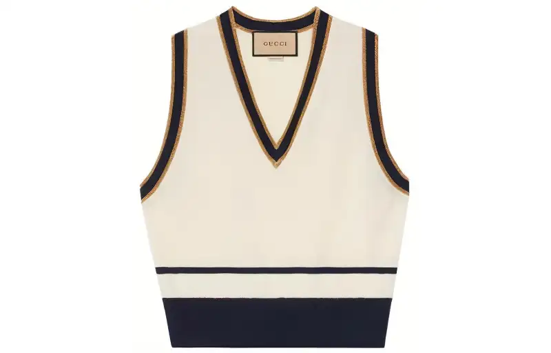 GUCCI SS23 Vest Women's Ivory White