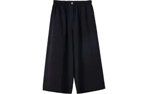 LOEWE Casual Pants Women's Navy Moderate Wide Leg Pants