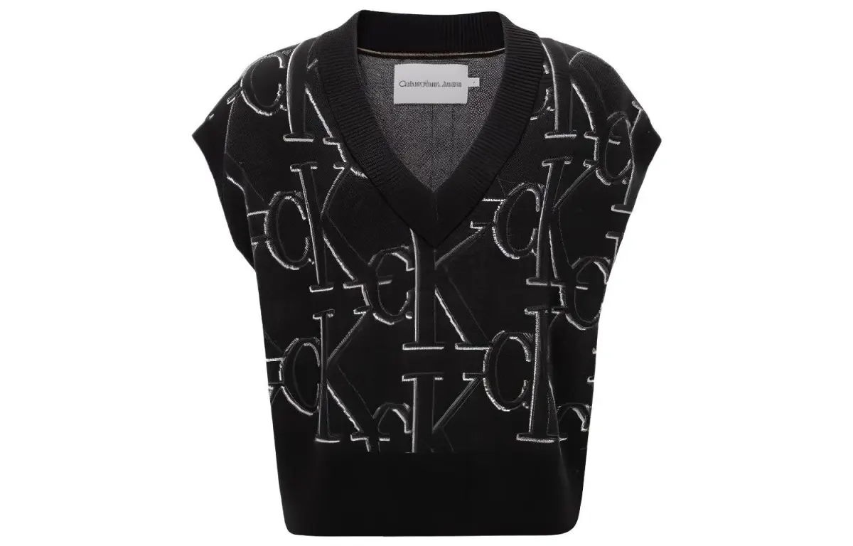 Calvin Klein Vests Women's BEH V-neck Moderate Other