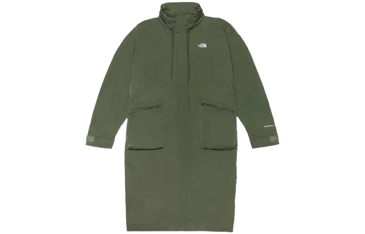 THE NORTH FACE THE NORTH FACE FW22 Pioneer Design Collection Trench Coats Women's Green Hooded Moderate