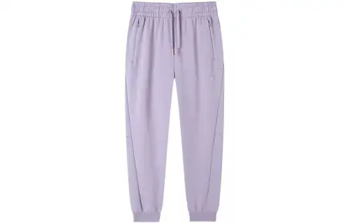 Anta Cuffed Pants Moderate Sweatpants Women's Orchid Purple