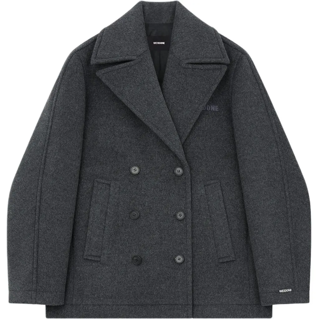 웰던 차콜 그레이 여성 코트 - POIZON