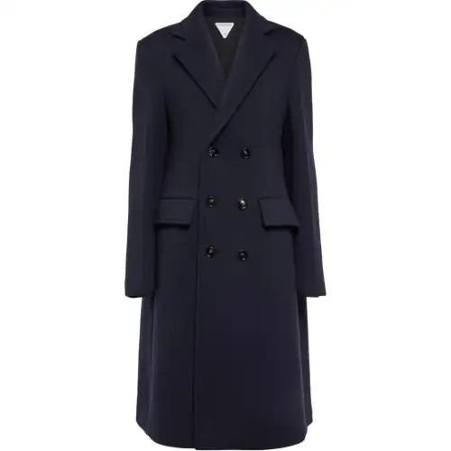 Bottega Veneta Buttoned Flared Knitted Coat