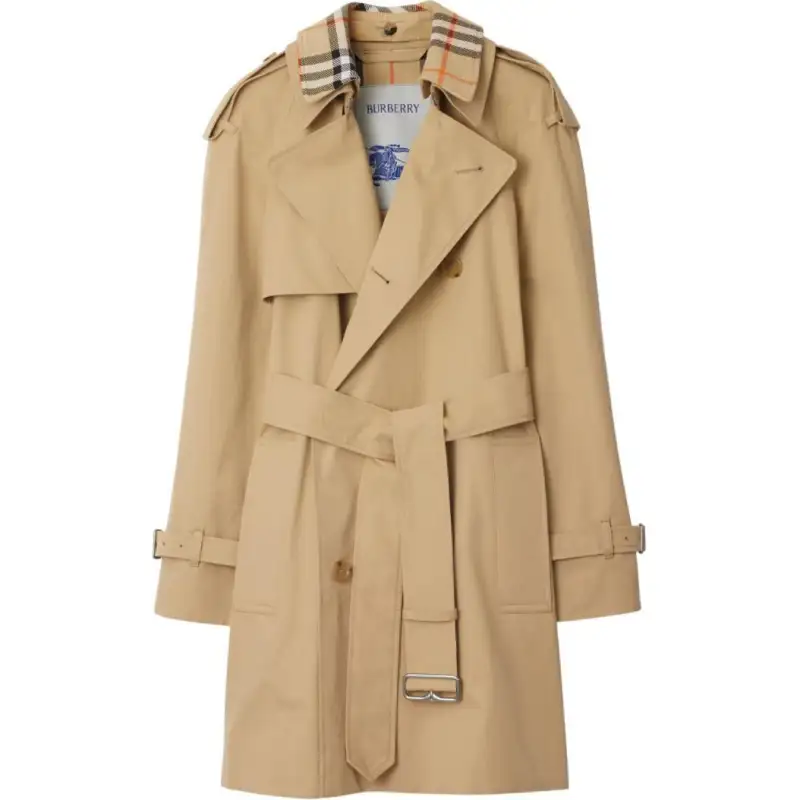 Burberry Vintage Check cotton trench coat