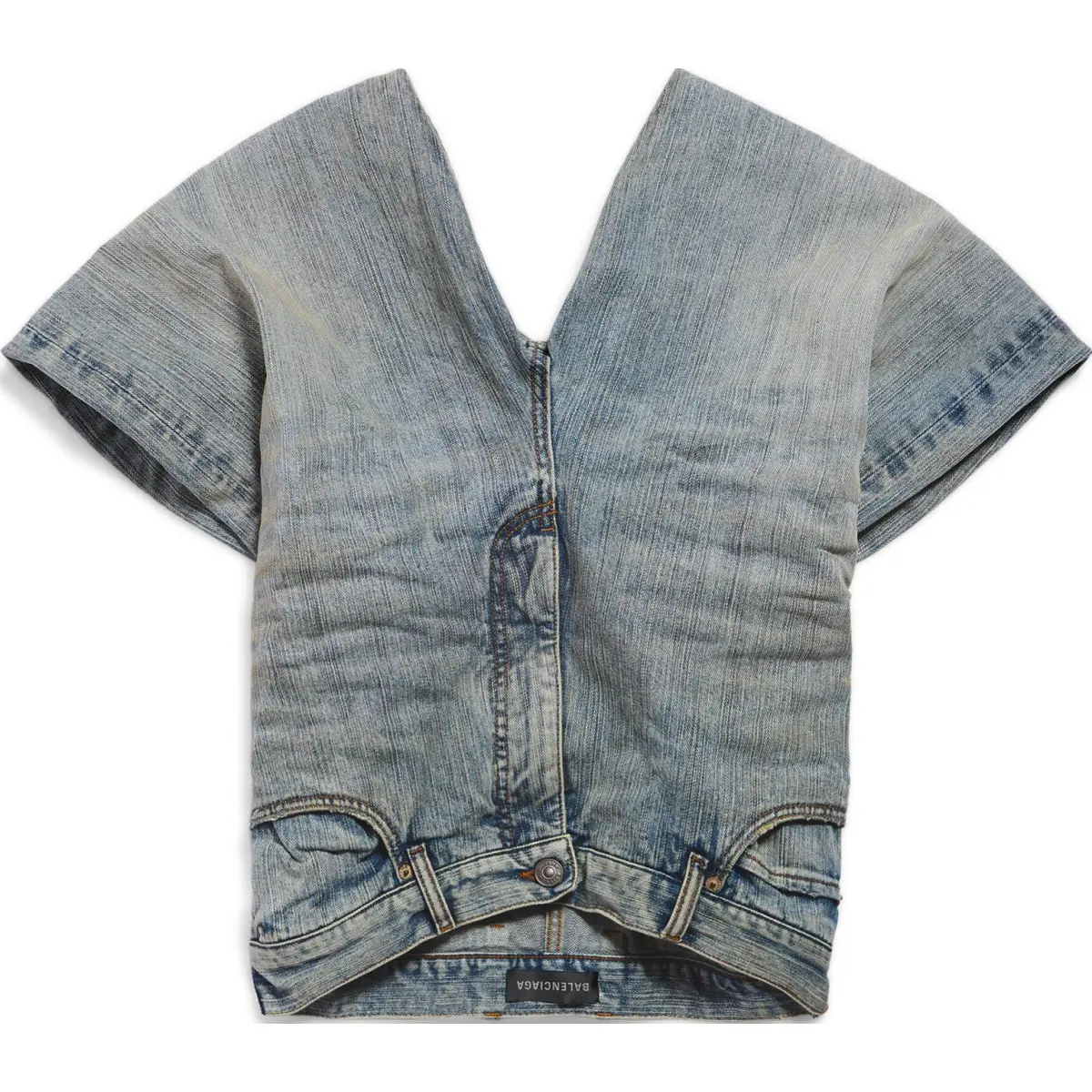 Balenciaga Denim Pants Top