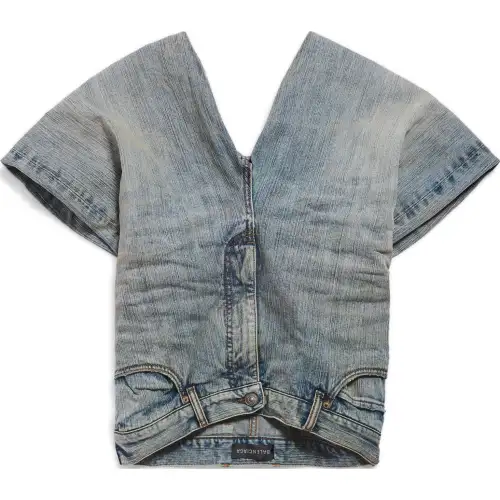 Balenciaga Denim Pants Top