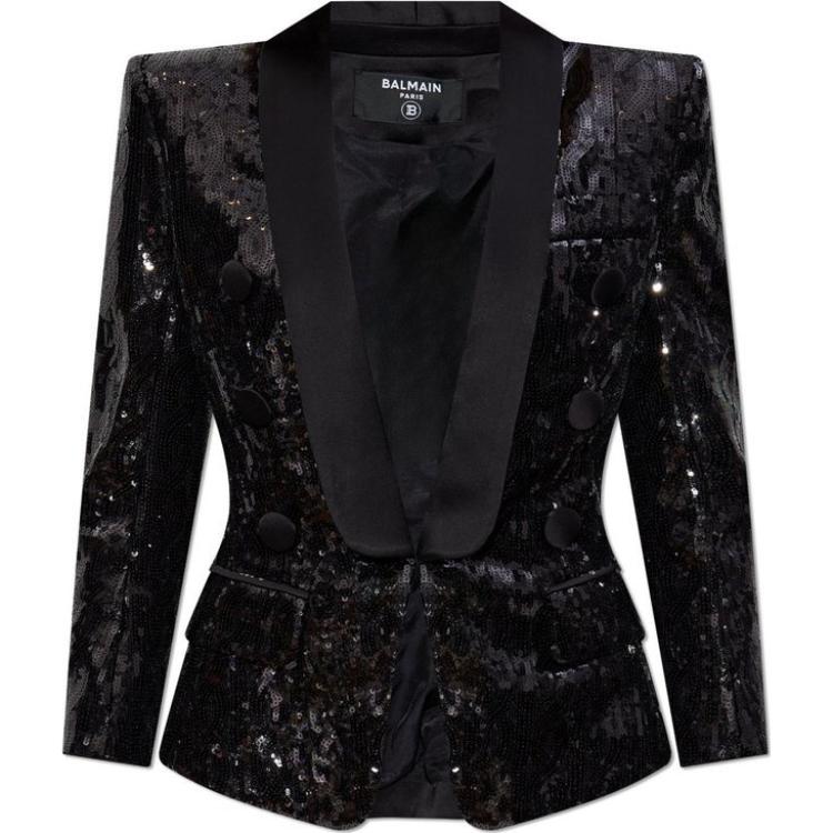 Женский пиджак BALMAIN (черный)
