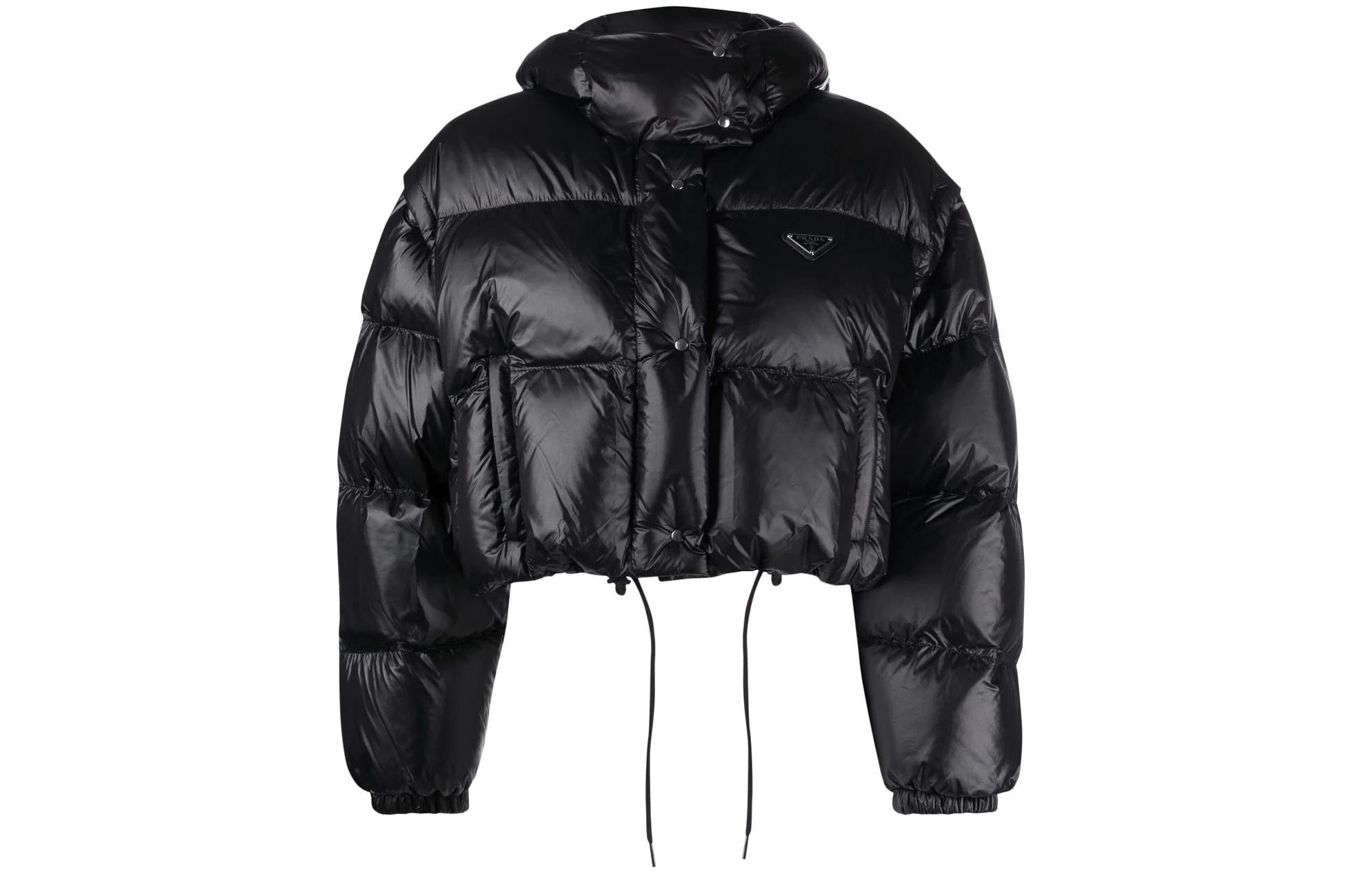 PRADA Prada Re-Nylon SS22 reversible stretch cuffs cropped jacket for women