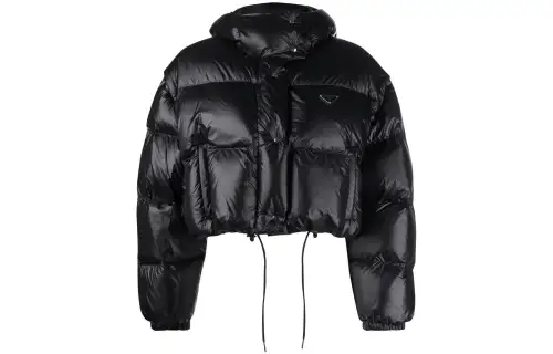 PRADA Re Nylon SS22 Cropped Coat Women's