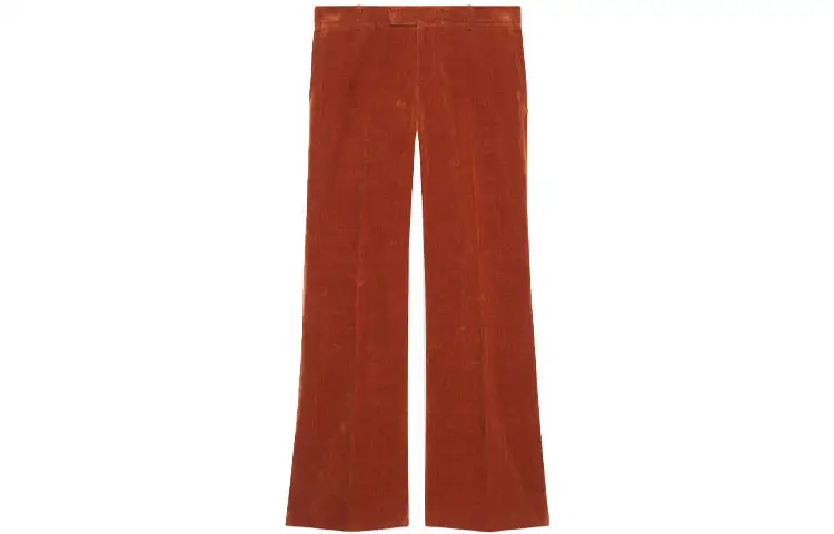 GUCCI Casual Pants Women's Red Moderate Flared Pants