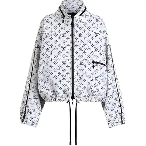 LOUIS VUITTON Parka Coat Women's White