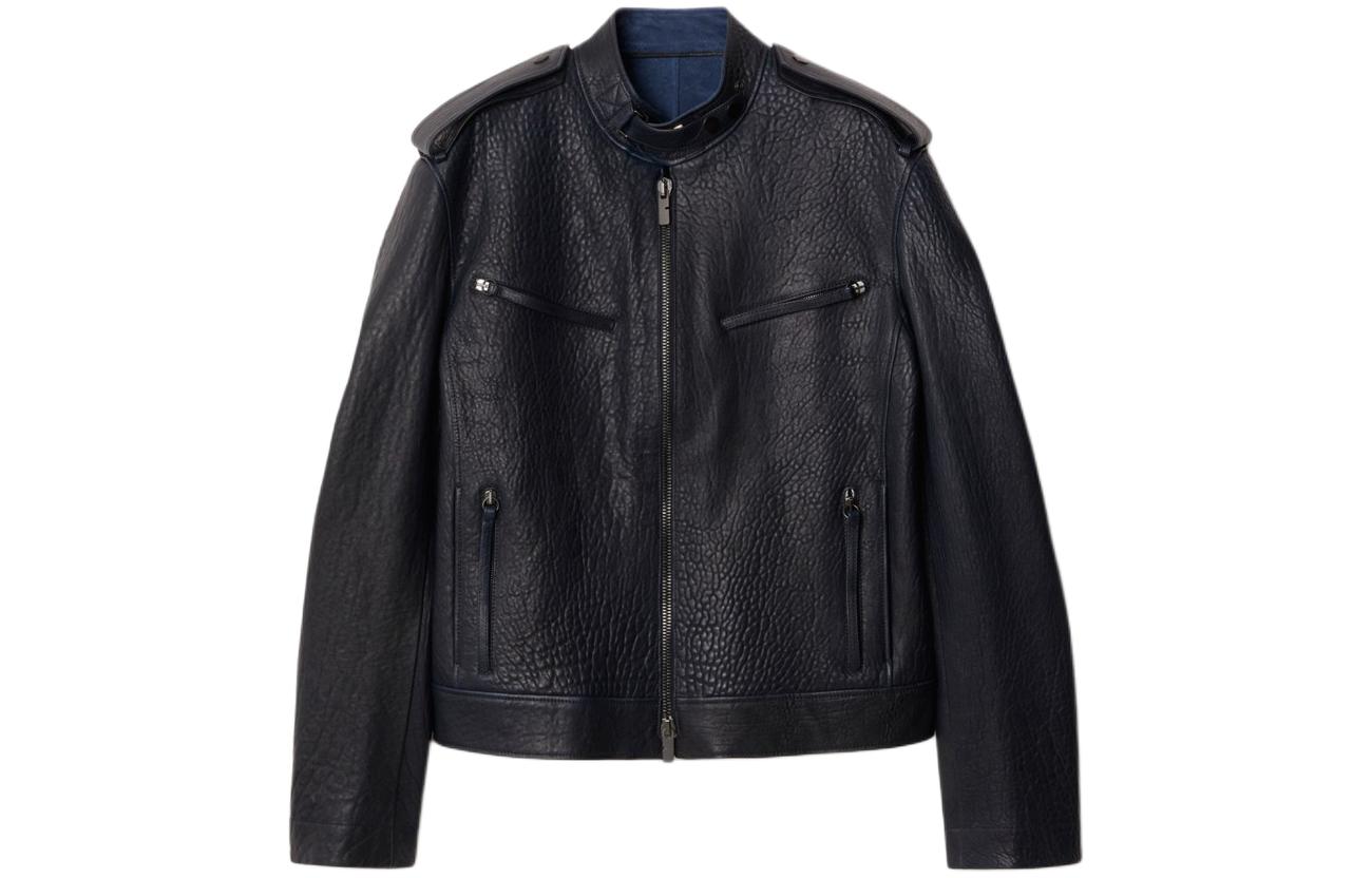 Burberry Zip-up Leather Jacket