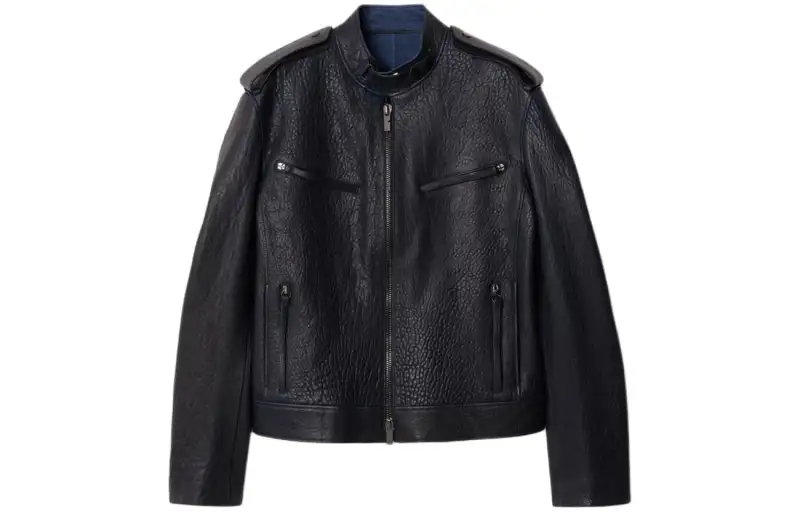 Burberry Zip-up Leather Jacket