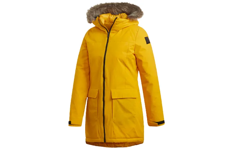 Adidas Puffer Jacket Winter Women's Saffron