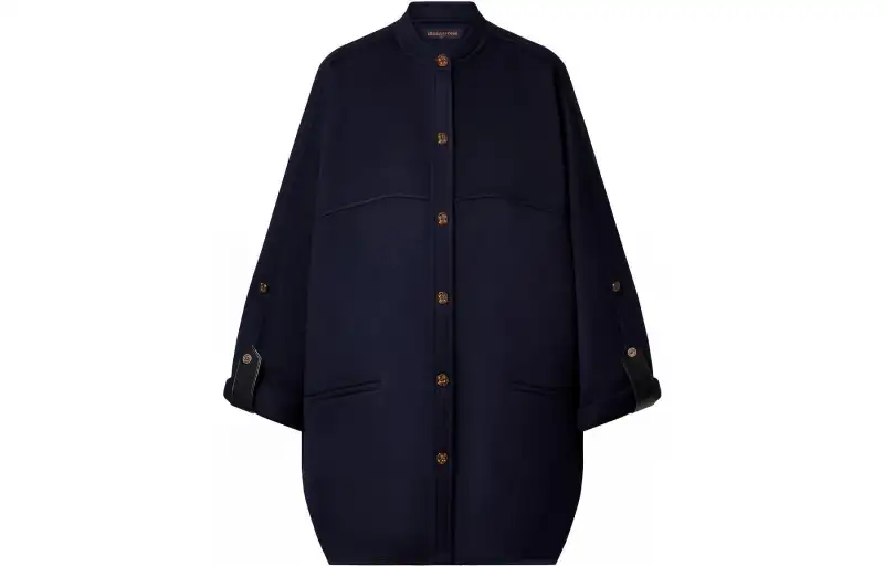 Lv Boxy Button Up Coat
