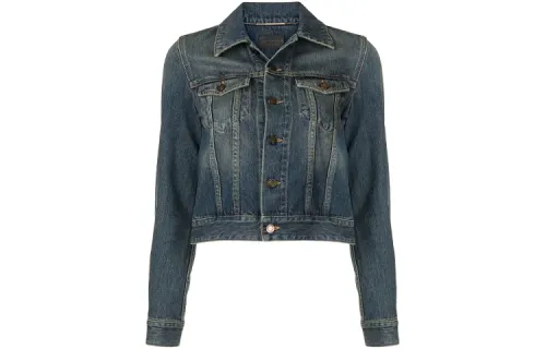 SAINT LAURENT Denim Jacket Women's Blue