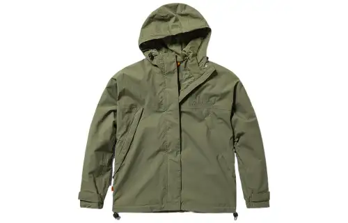 Timberland Windbreaker Jackets Women's Kassel Green Hooded Moderate