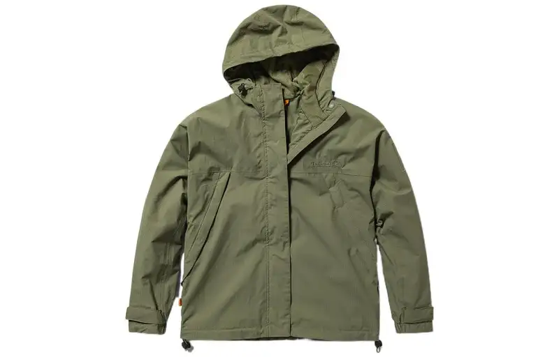 Timberland Windbreaker Jackets Women's Kassel Green Hooded Moderate