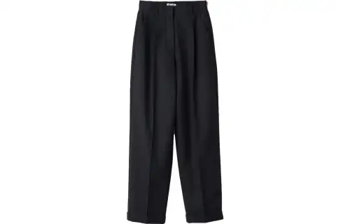 Miu Miu high-waisted pinstripe tailored trousers