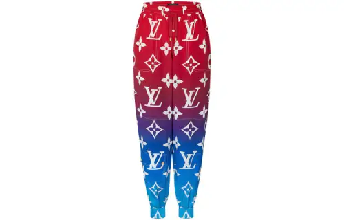 LOUIS VUITTON Knitted Sweatpants Women's Multicolor