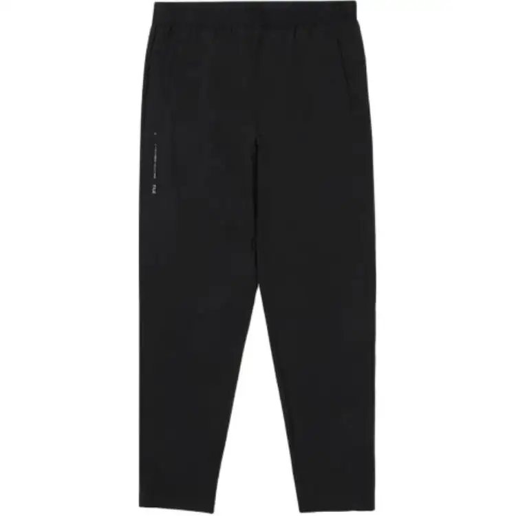 FILA Casual Pants Men's Black Moderate Straight Fit Pants