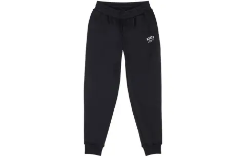 ASICS Knitted Sweatpants Women's Black Moderate Cuffed Pants