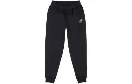 ASICS Knitted Sweatpants Women's Black Moderate Cuffed Pants