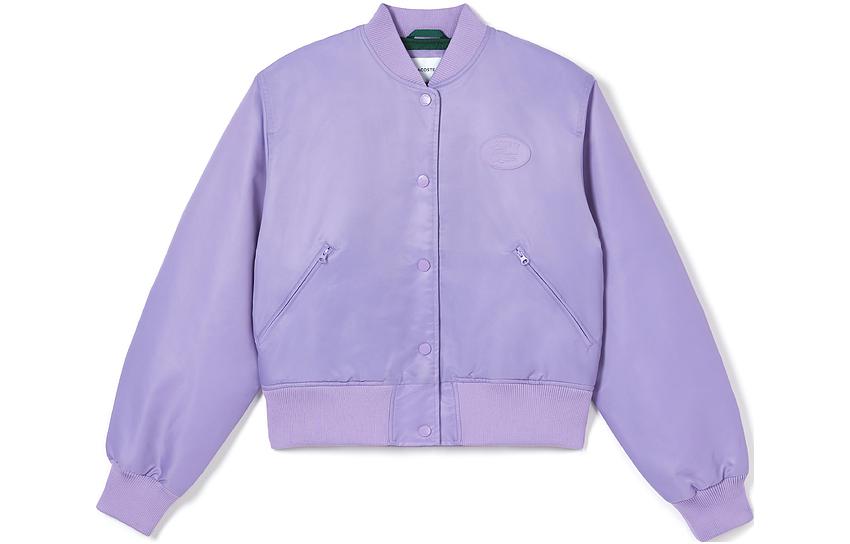 LACOSTE Baseball Jacket Women's Purple