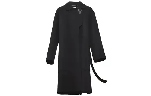 HERMES FW22 Coats Coat Women's Black