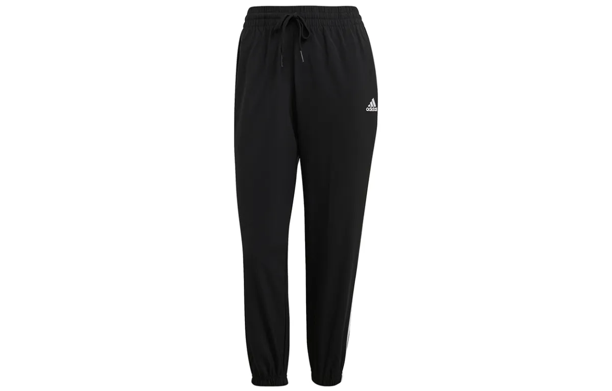 Adidas ESSENTIALS W 3s Wv E 78pt Knitted Sweatpants Women's Black