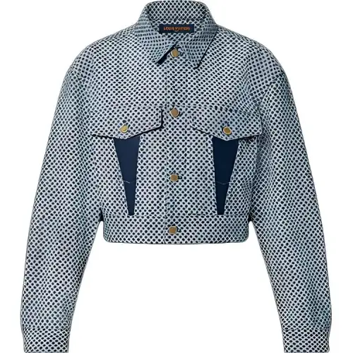 LOUIS VUITTON Mini Checkerboard Denim Jacket