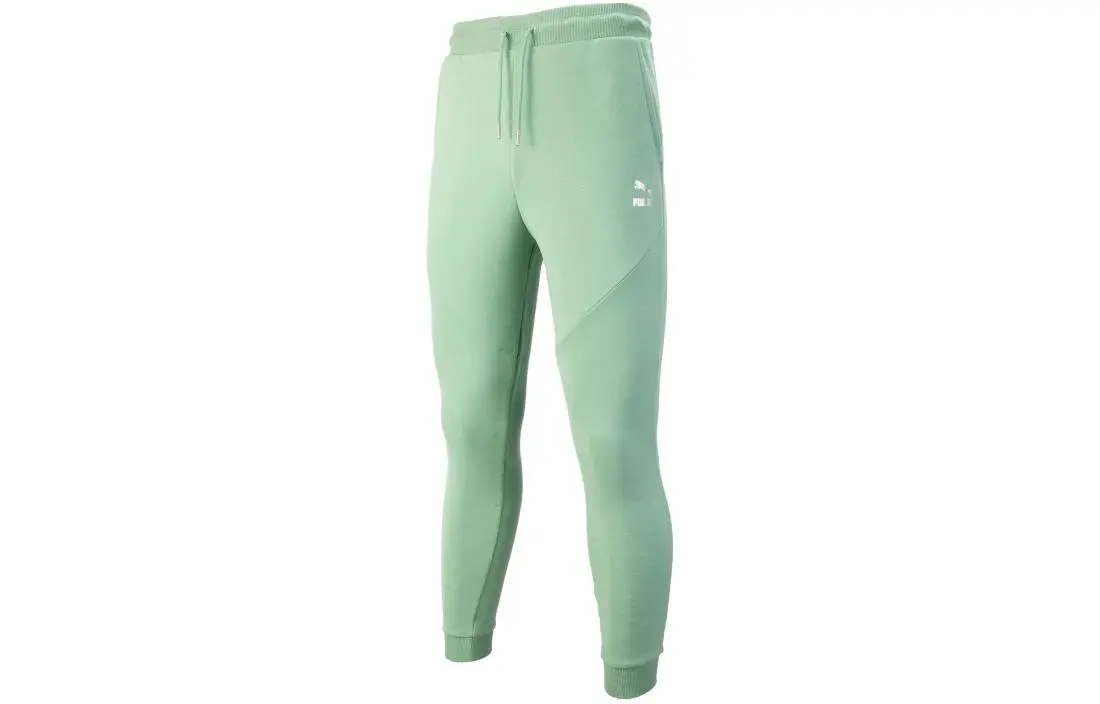 PUMA Knitted Sweatpants Women's Light Green