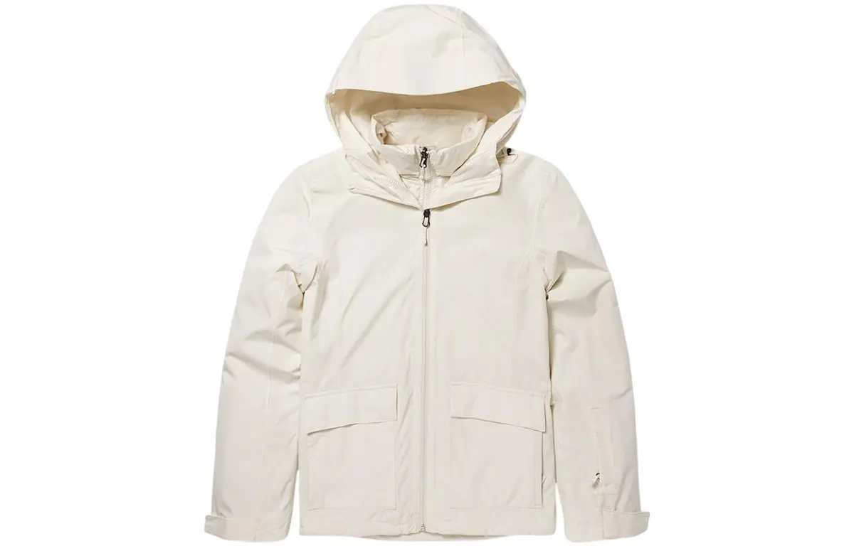 THE NORTH FACE Waterproof And Windproof Windbreaker Jacket Women's Ecru
