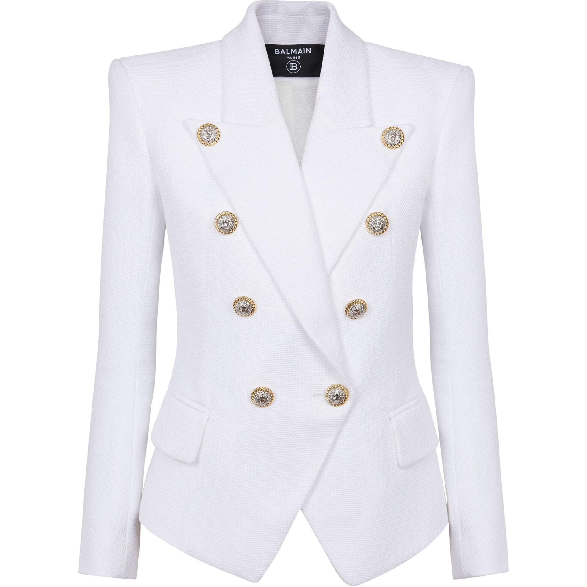 Женская куртка BALMAIN BALMAIN SS24 (белая)