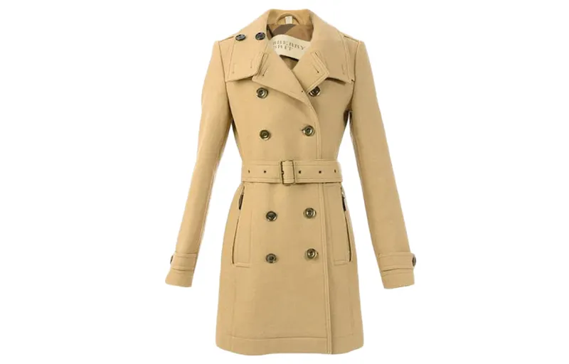 Burberry Coat Women's Light Brown