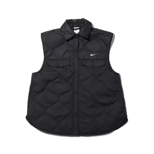 Nike Vests Women's Black Lapel Moderate Other