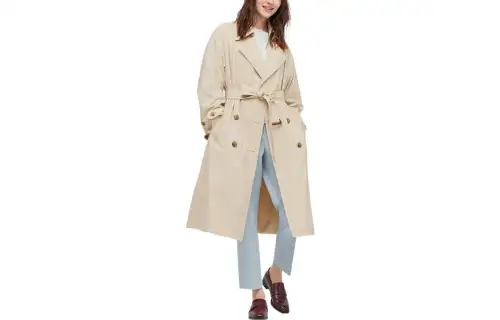 UNIQLO Trench Coat Women's Light Beige