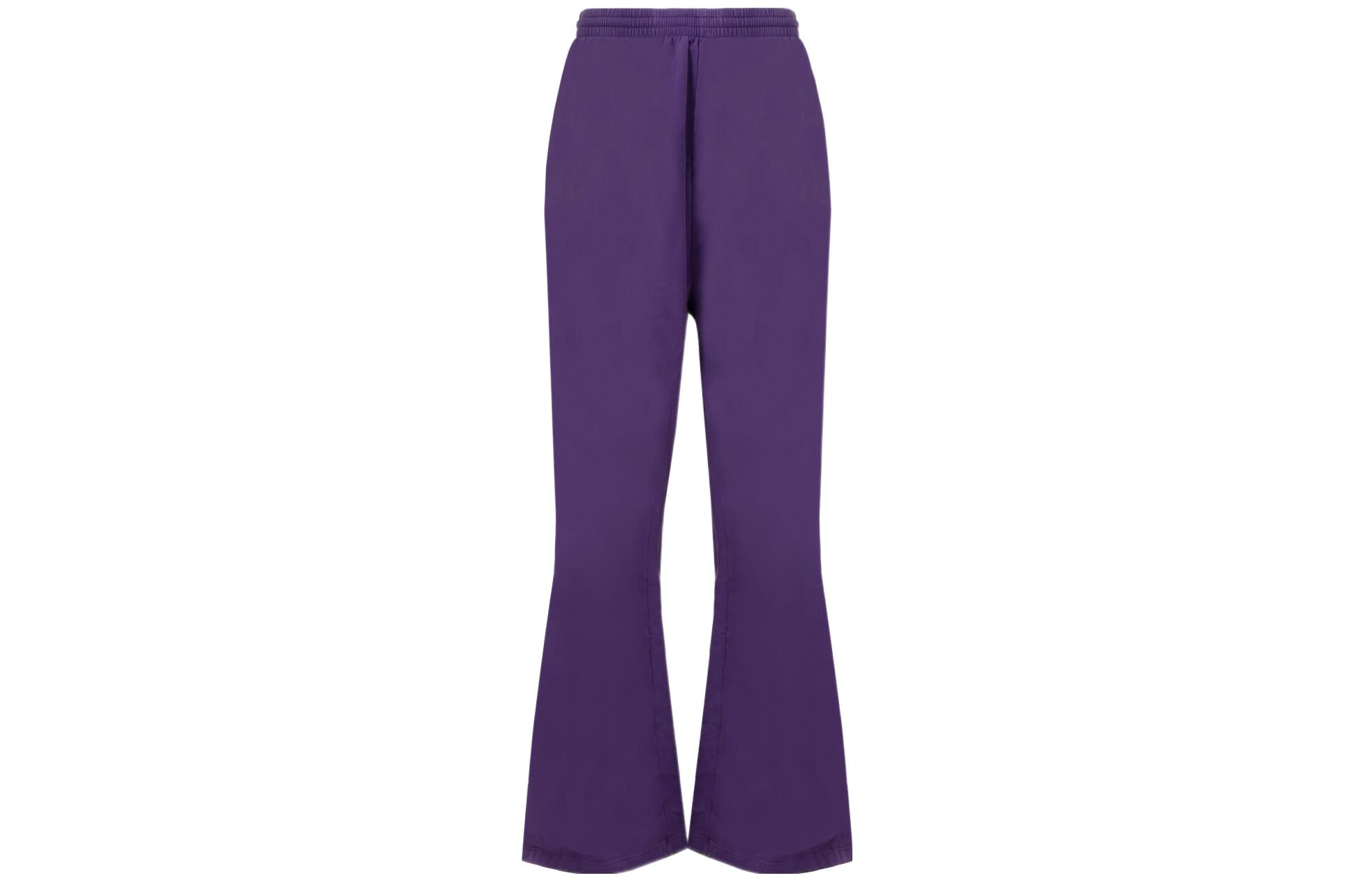 Balenciaga SS22 Knitted Sweatpants Women's Purple