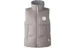 Canada Goose PASTELS Down Vests Women's Moonstone Gray Stand Collar Moderate