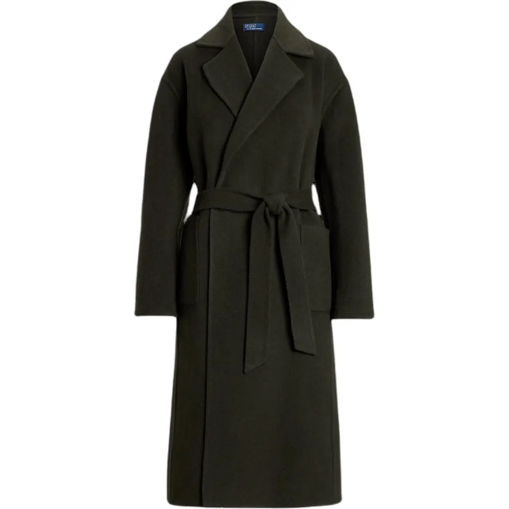 Polo Ralph Lauren Coat Loose Fit Women's Dark Green