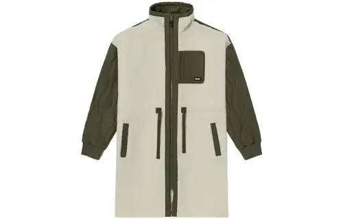 Vans Velvet Jackets Women's White Stand Collar Moderate