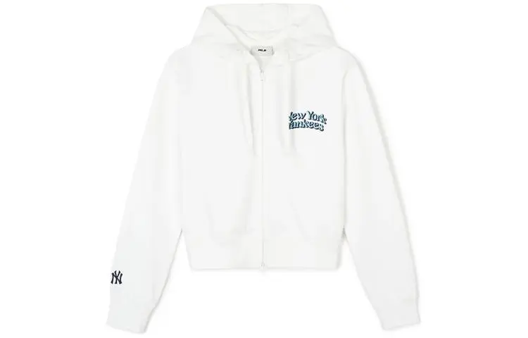 MLB Cropped Coats Women's White
