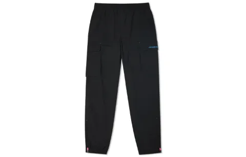 Converse Cargo Pants Women's Ink Black Moderate Straight Fit Pants