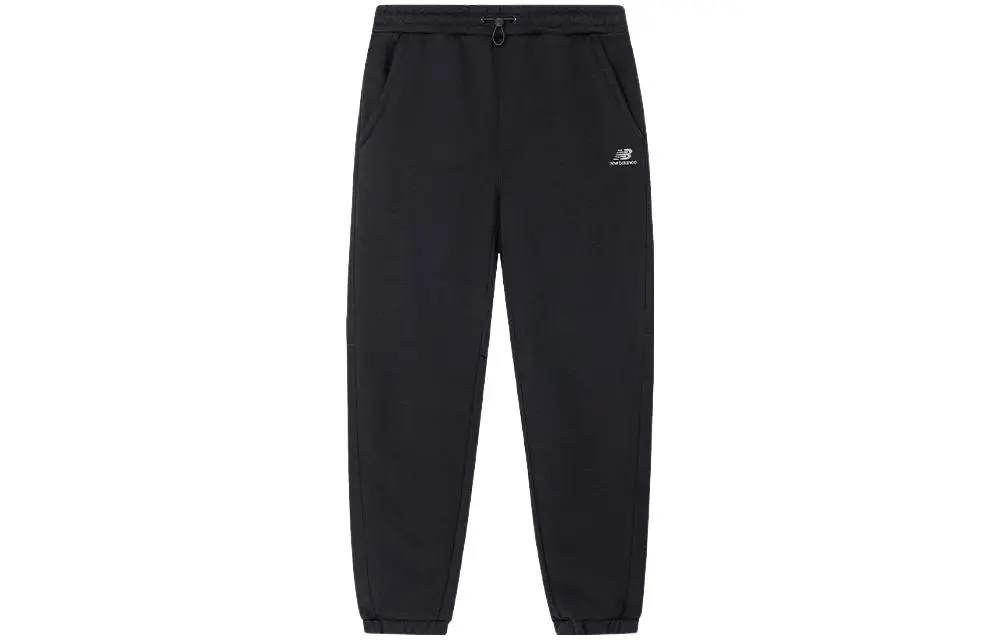New Balance Knitted Sweatpants Women's Black Moderate Cuffed Pants