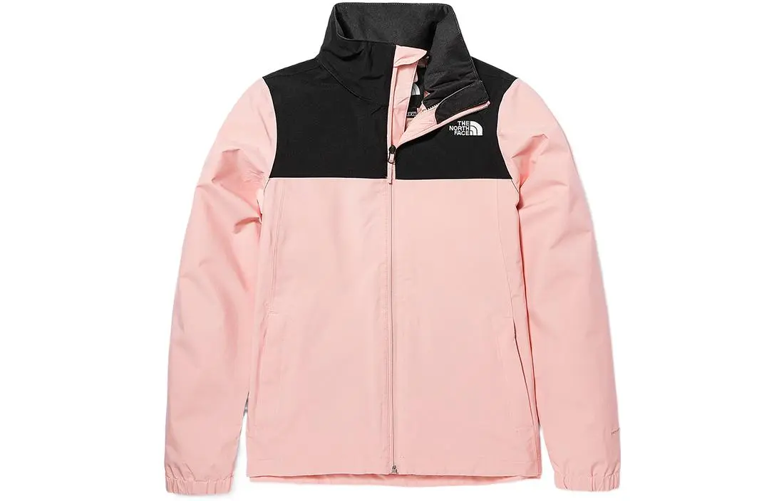 THE NORTH FACE Outdoor Hiking Waterproof, Windproof, And Breathable Windbreaker Jacket Women's Pink
