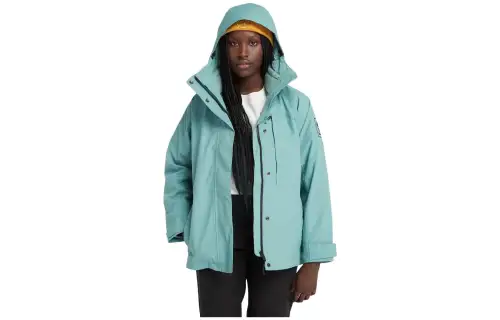 Timberland Waterproof Windbreaker Jacket Women's Blue