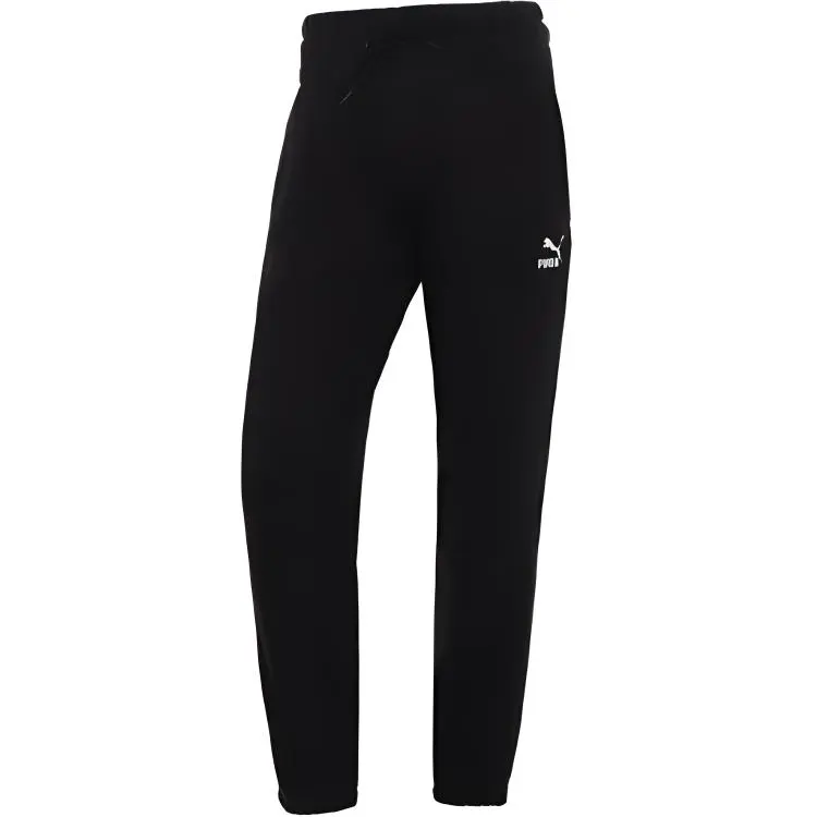 PUMA Knitted Sweatpants Women's Black Moderate Slim Fit Pants